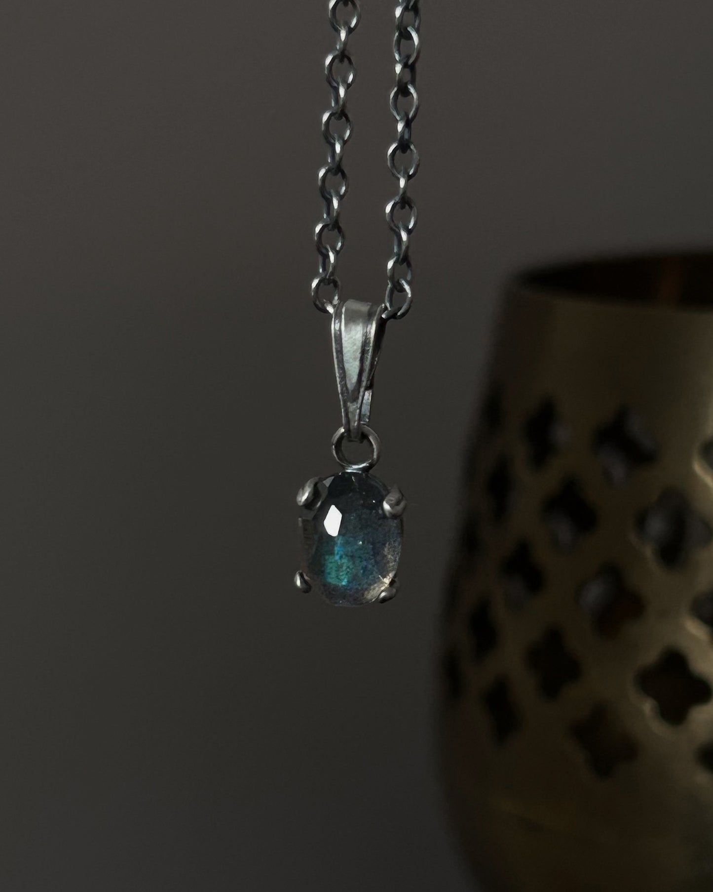 Labradorite 8x6mm Gemstone Drop