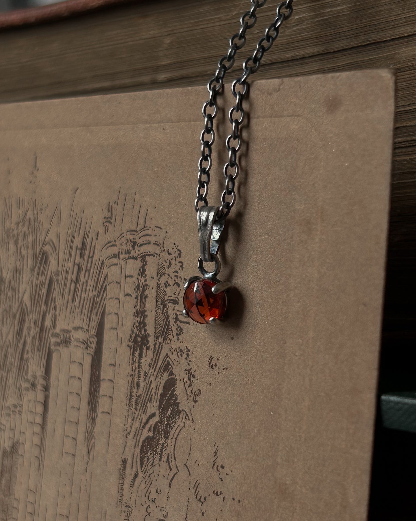 Almandine Garnet 5mm Gemstone Drop