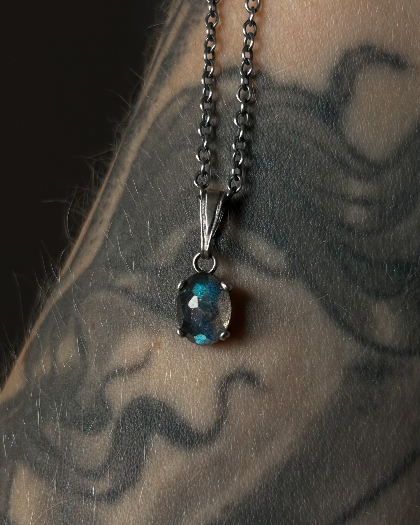 Labradorite 8x6mm Gemstone Drop