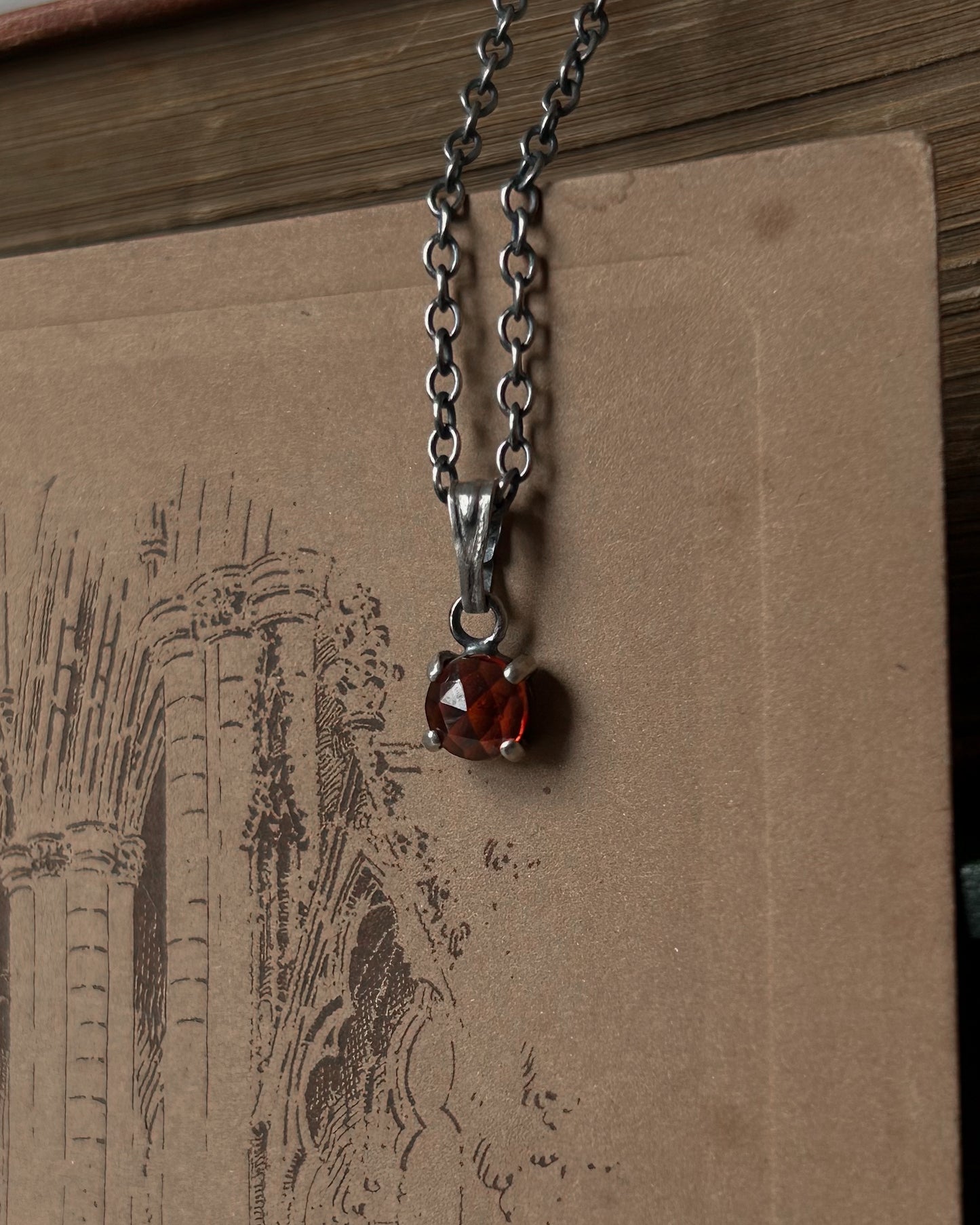 Almandine Garnet 5mm Gemstone Drop