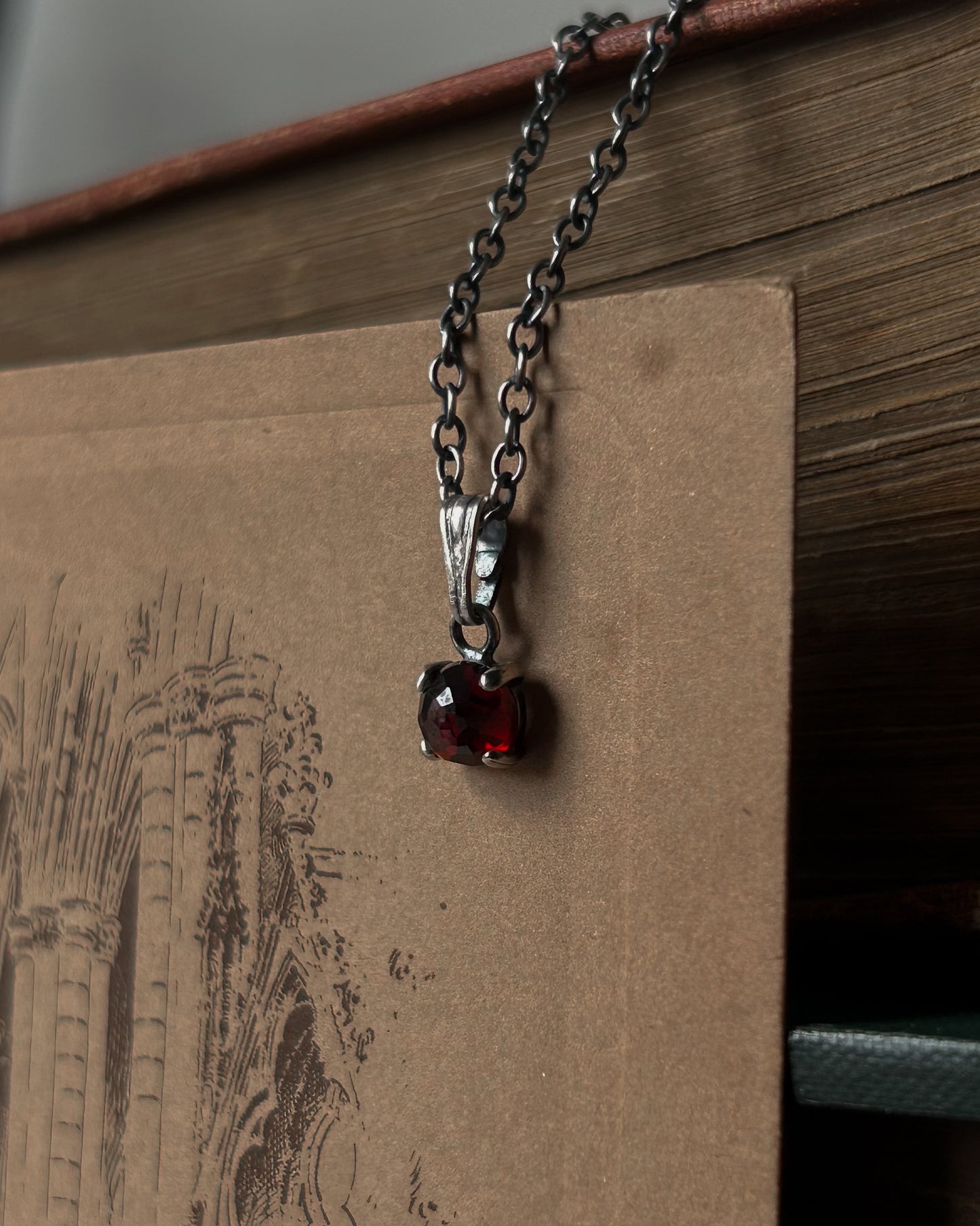 African Garnet 5mm Gemstone Drop