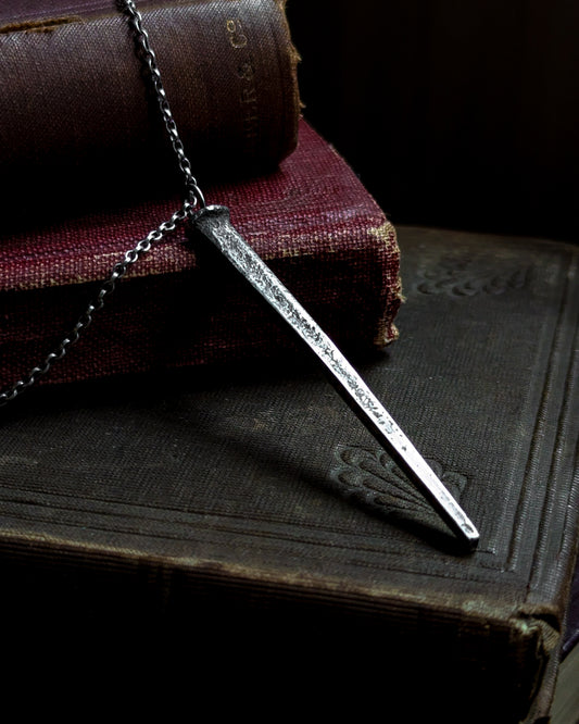 Silver Coffin Nail - Disir Jewellery