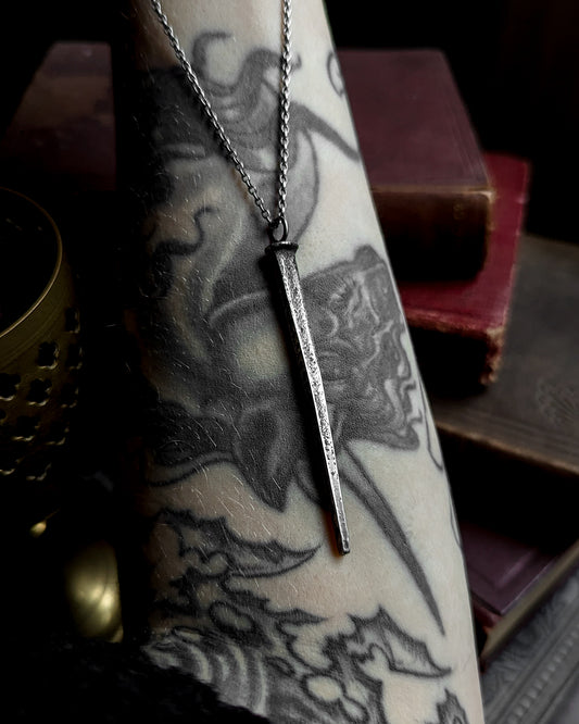Silver Coffin Nail - Disir Jewellery
