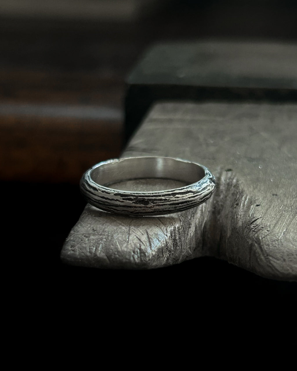OOAK Distressed Ring