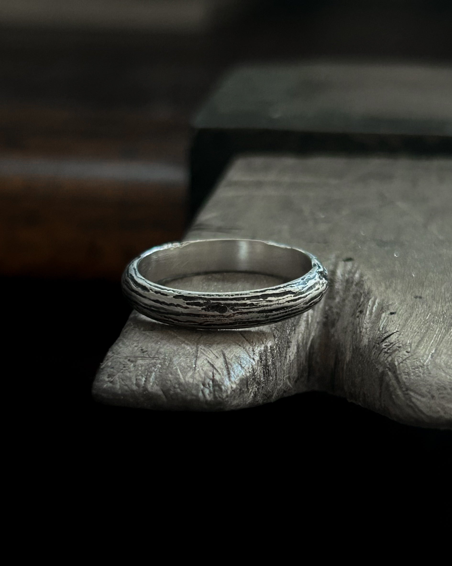 OOAK Distressed Ring