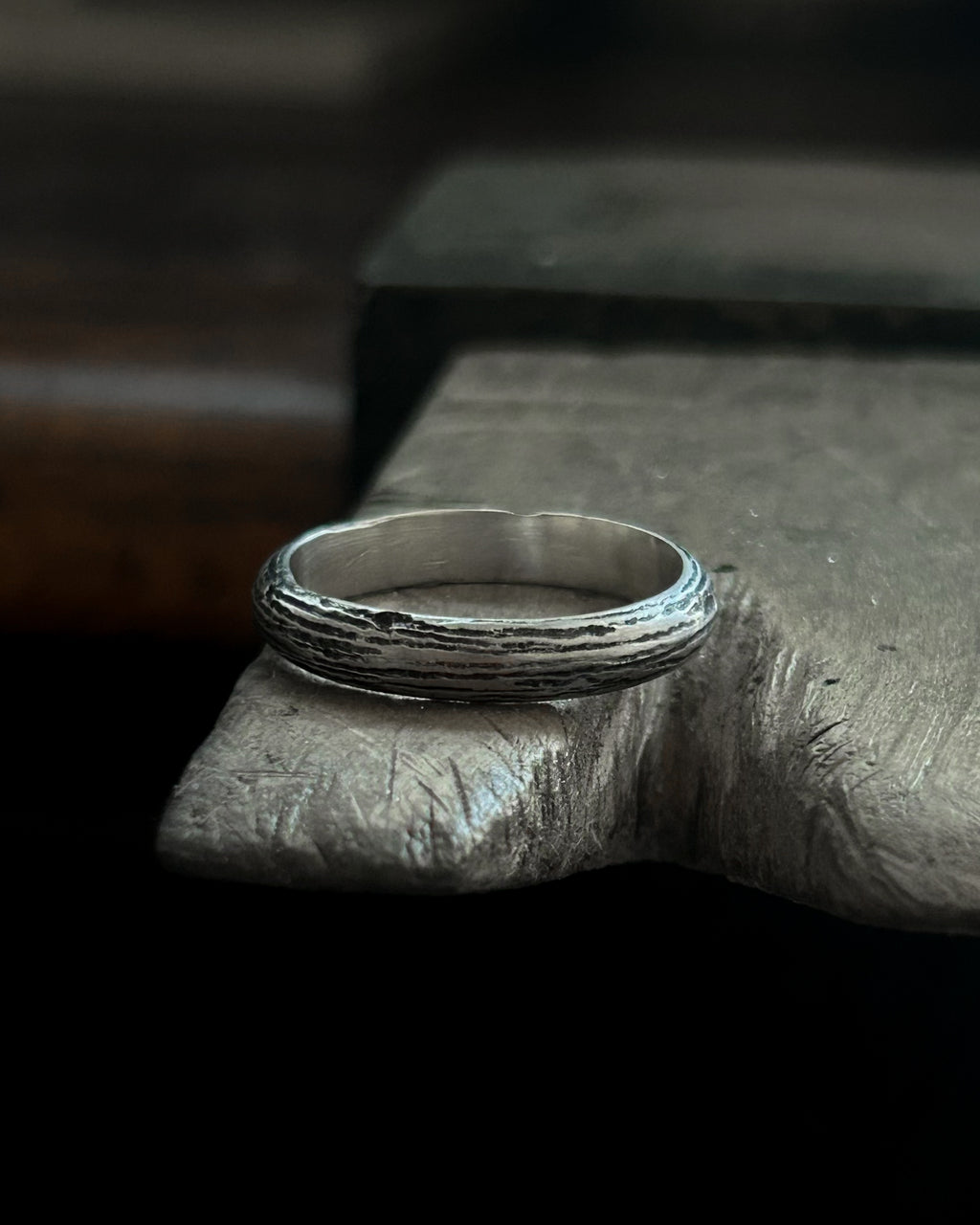 OOAK Distressed Ring