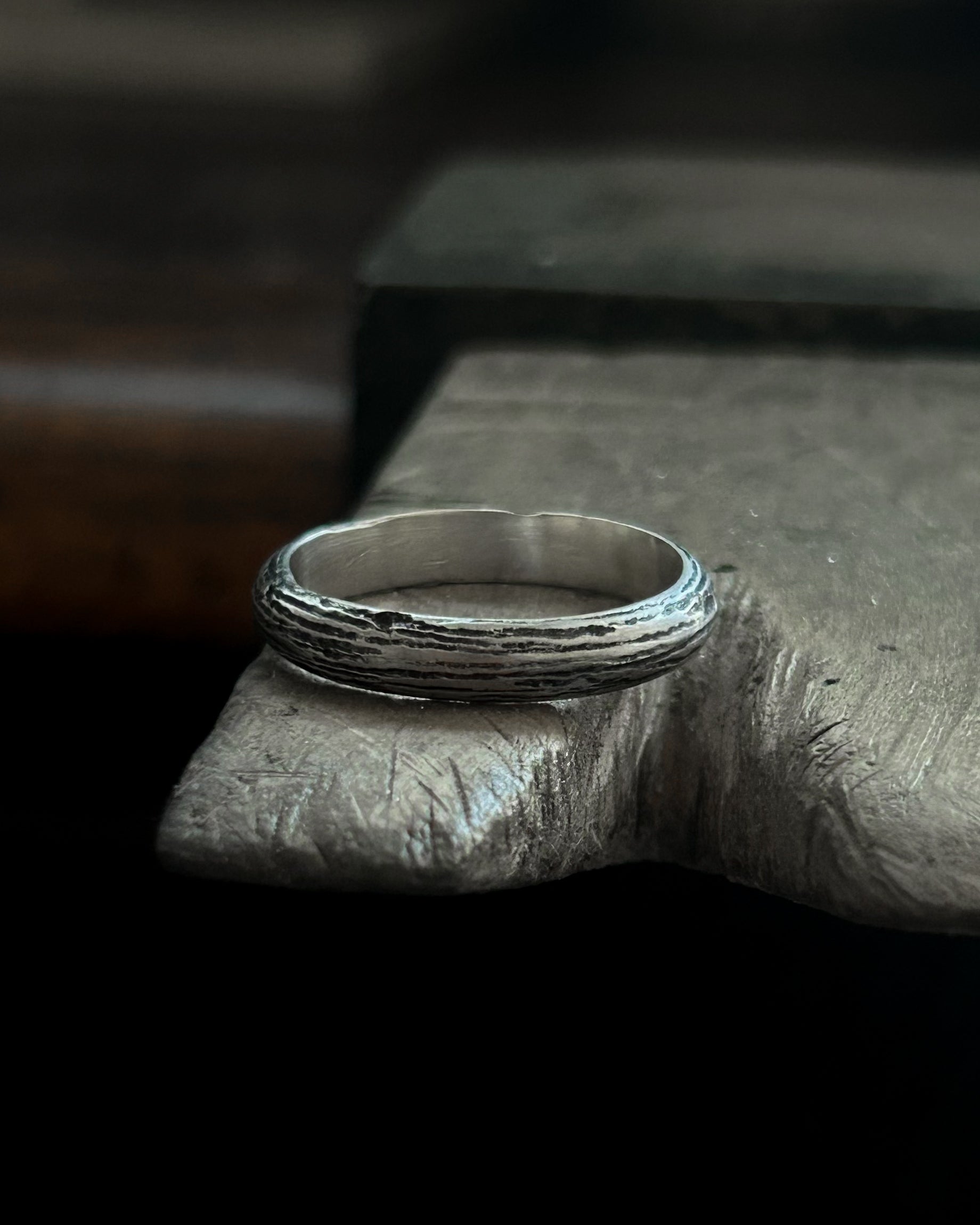 OOAK Distressed Ring