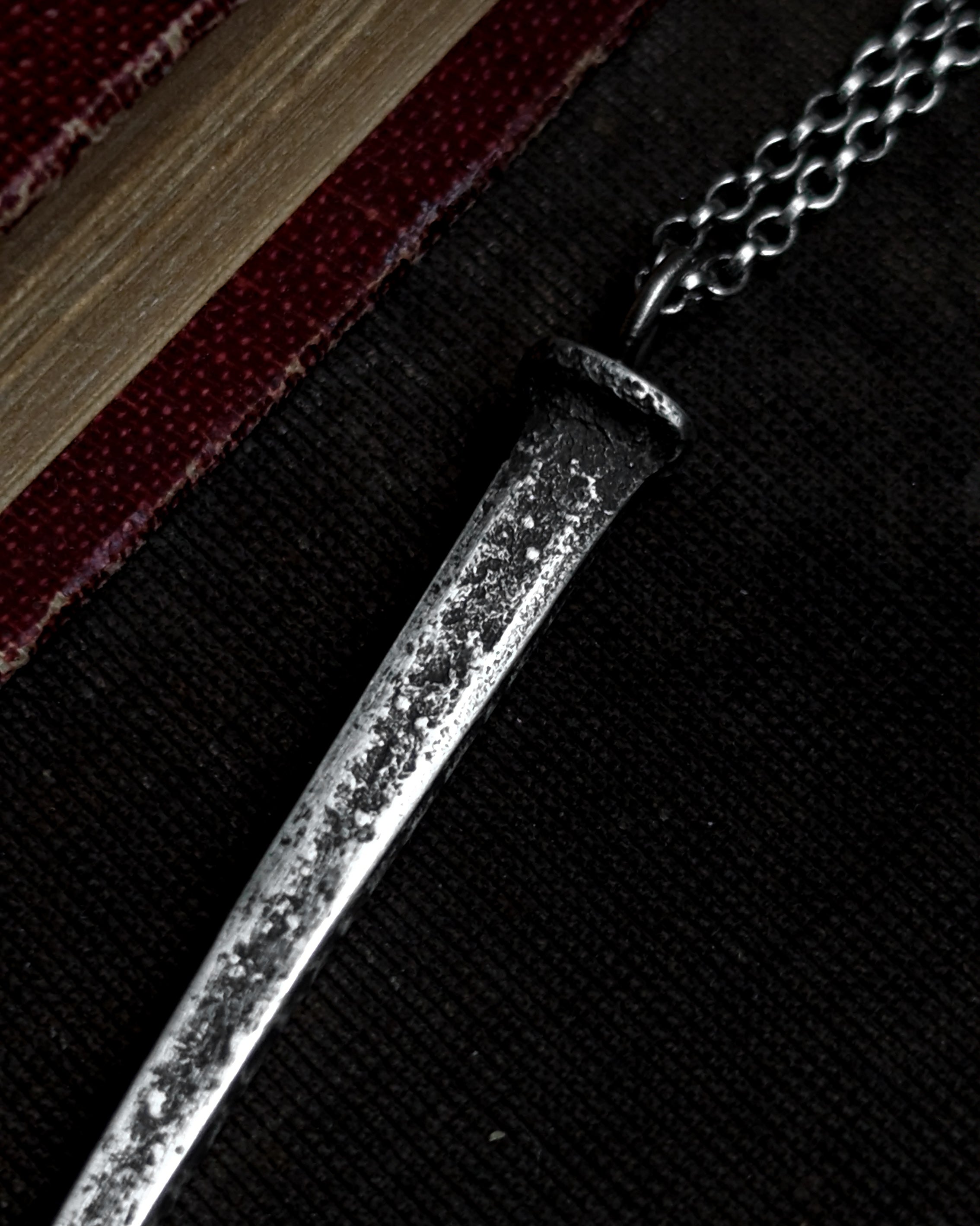 Silver Coffin Nail - Disir Jewellery